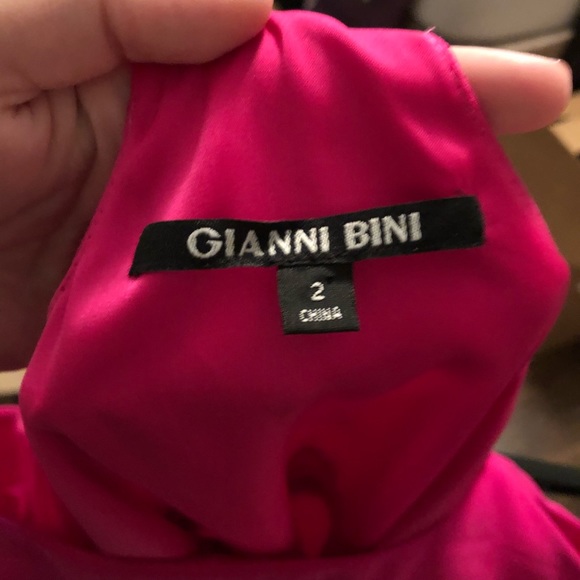 Hot Pink Gianni Bini Dress - Picture 4 of 4